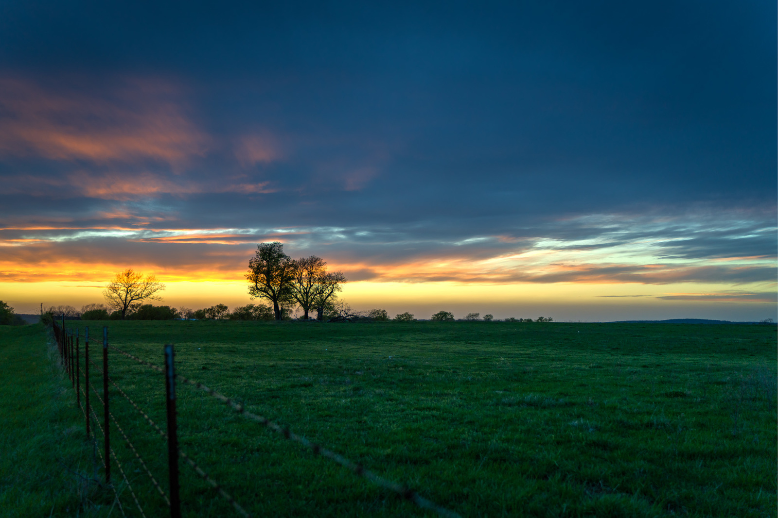 HDR, Landscape, oklahoma, outdoor, sunset